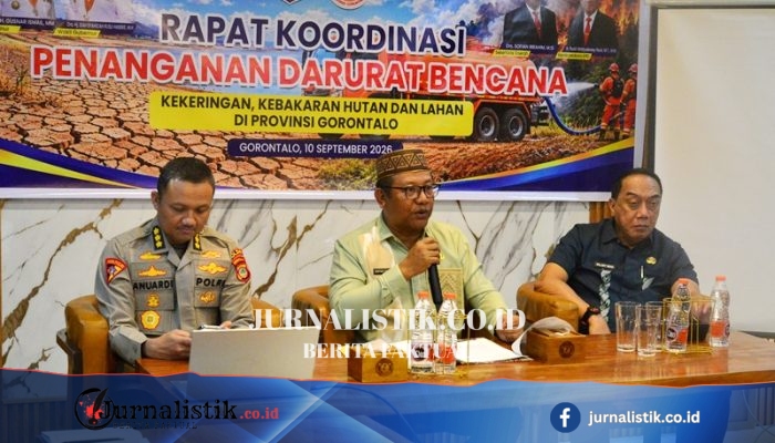 Pemprov Gorontalo Gelar Rakor Darurat Kekeringan–Karhutla di Zarona, Sofian Ibrahim Memimpin