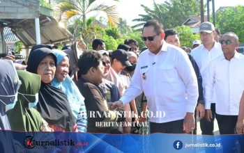 Rp95 Ribu untuk 2.000 Paket Bahan Pokok di Desa Luwoo Telaga Jaya, Warga Sebut Oase Musim Kemarau
