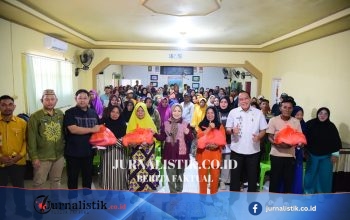 Pemprov Gorontalo Serahkan Bantuan Pangan saat Kemarau di Telaga dan Telaga Biru