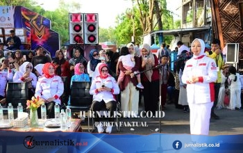 Wagub Idah Apresiasi Srikandi Jaga Desa ABPENAS Gorontalo lewat Islamic Fashion Carnaval