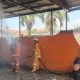 Call Center 110 Polri Tanggapi Laporan Kebakaran di Dungingi