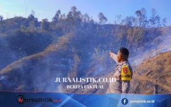 Bripka Safrin Djamalu Respons Cepat, Titik Api Karhutla di Tilihuwa Dipadamkan