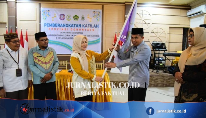 Idah Syahidah Lepas 31 Kafilah Gorontalo ke MTQ Nasional XXXI di Semarang