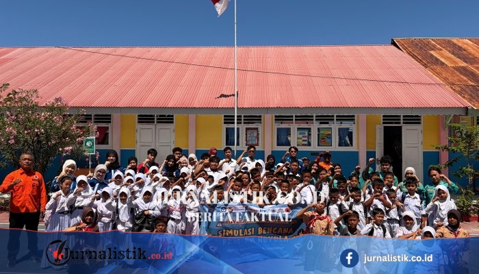 Lewat HUYULA, Mahasiswa UNG Bersama BPBD Perkuat Edukasi Kebencanaan Anak Pesisir Gorontalo