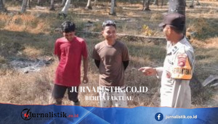 Cegah Karhutla, Bhabinkamtibmas Desa Buata Aipda Fadli Sunge Lakukan Imbauan Keliling