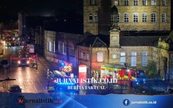 Kebakaran besar kembali melanda Dalton Mills di Keighley, bekas lokasi syuting Peaky Blinders