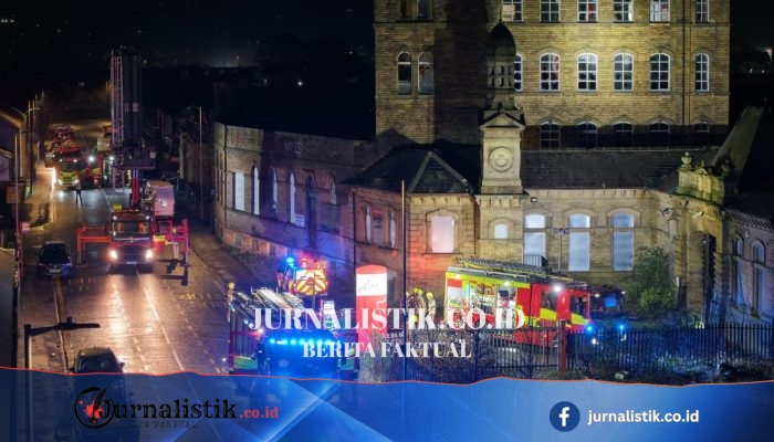 Kebakaran besar kembali melanda Dalton Mills di Keighley, bekas lokasi syuting Peaky Blinders