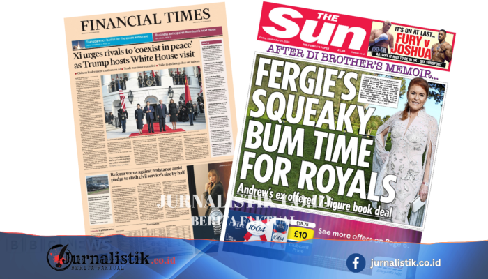 Kepala Koran: Xi menyerukan rival “coexist in peace” dan “It’s on at last”