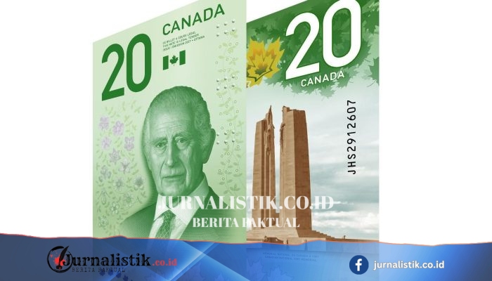 Kanada Hadirkan Uang Kertas 20 Dolar Baru dengan Potret Raja Charles III