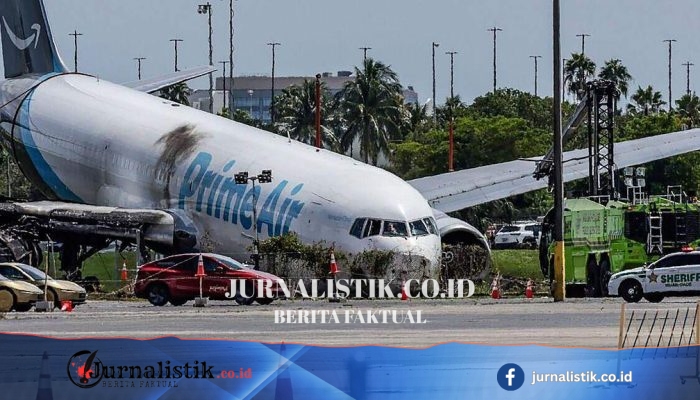 Data penerbangan: pilot peringatkan pesawat kargo Amazon melaju terlalu cepat sebelum kecelakaan fatal