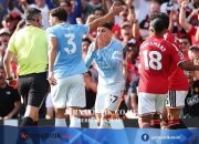 Phil Foden mendapat kartu merah, Erling Haaland jadi pembeda—penilaian pemain Man United vs City