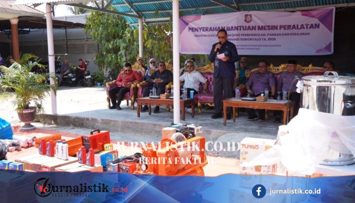 Bantuan Peralatan Diserahkan kepada 113 Pelaku IKM Bolihuangga