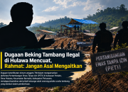 Rahmat Mohamad membantah dugaan pembekingan oleh oknum anggota TNI terkait PETI Potabo, Hulawa, Pohuwato, dan meminta informasi dibuktikan.