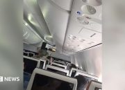 Penumpang merekam momen pesawat mulai kehilangan ketinggian