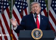 Trump Menuduh Iran Langgar Gencatan Senjata setelah Serangan di Selat Hormuz