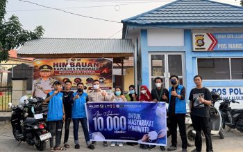 Kolaborasi YR TIM, KNPI dan Cipayung Plus Bagikan 10.000 Masker Gratis untuk Masyarakat Pohuwato