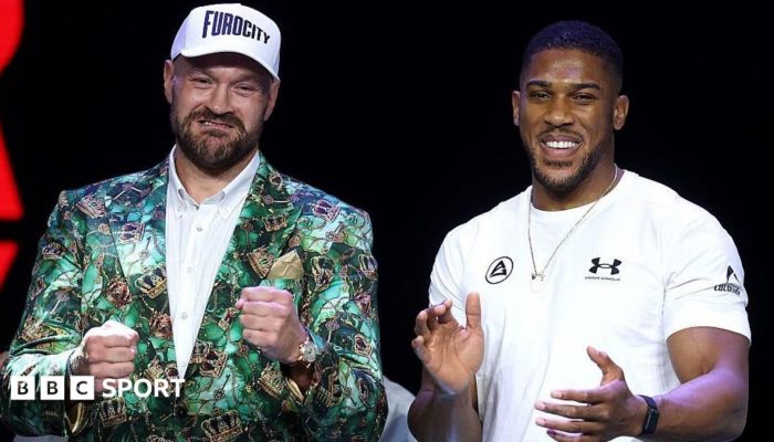 Fury vs Joshua: Saling Lontar Candaan saat Konferensi Peluncuran