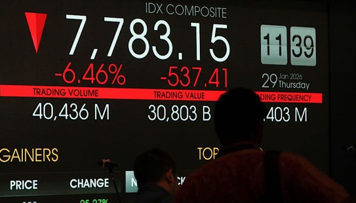 IHSG Turun 0,32% ke 5.990,2, WIFI dan Amman Mineral Menekan