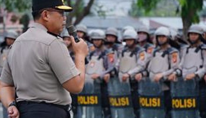 Wakapolda Gorontalo Brigjen Dedy Suhartono Beri Arahan Pengamanan Unjuk Rasa agar Aman dan Kondusif