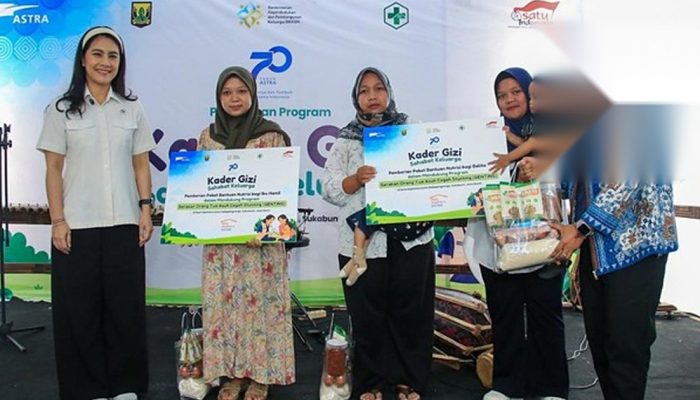 Kader Gizi Sahabat Keluarga Astra Perkuat Pencegahan Stunting di Desa Sejahtera Astra Gedepangrango, Sukabumi