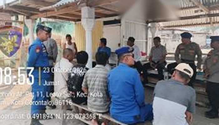 Ditpolairud Polda Gorontalo Gelar Patroli Dialogis, Tampung Aspirasi Nelayan Pesisir Leato Selatan