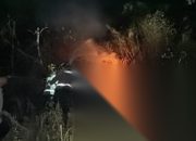 Dit Samapta Polda Gorontalo Bergerak Cepat Padamkan Kebakaran Lahan di Talumelito