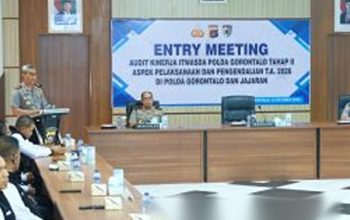 Kapolda Gorontalo Dorong Jajaran Gunakan Audit Kinerja untuk Evaluasi dan Penguatan Profesionalisme