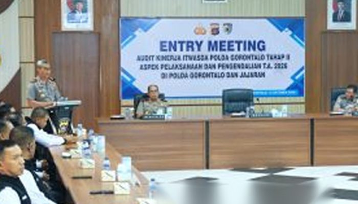 Kapolda Gorontalo Dorong Jajaran Gunakan Audit Kinerja untuk Evaluasi dan Penguatan Profesionalisme