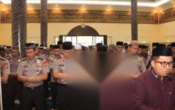 Upaya Ibadah di Tengah Kekeringan, Polda Gorontalo Gelar Salat Istisqo