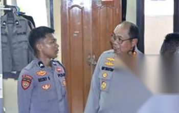 Wujud Kepedulian Pimpinan, Kombes Pol. Dedy Suhartono Inspeksi Fasilitas Hunian Personel Polda Gorontalo