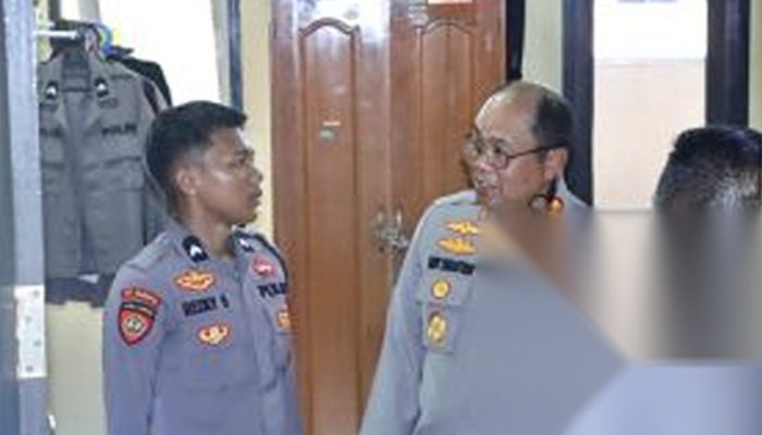 Wujud Kepedulian Pimpinan, Kombes Pol. Dedy Suhartono Inspeksi Fasilitas Hunian Personel Polda Gorontalo