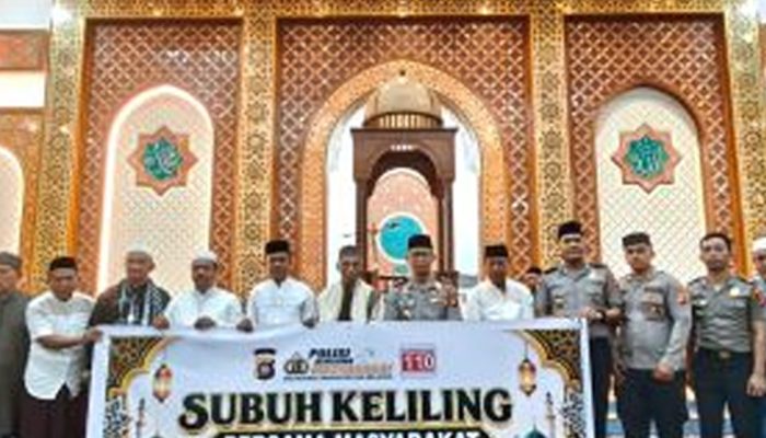 Kapolda Gorontalo Pererat Silaturahmi lewat Subuh di Masjid Agung Baiturrahim, 17/10/2026