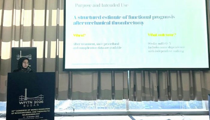 Putri Gorontalo Jadi Presenter di WFITN 2026, Forum Neuroradiologi Dunia di Busan