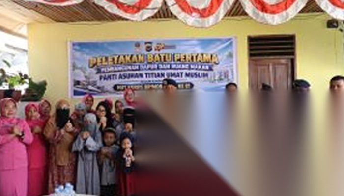 HUT ke-81 Korps Brimob Polri, Satbrimob Gorontalo Bangun Dapur & Ruang Makan di Panti Asuhan Titian Umat Muslim