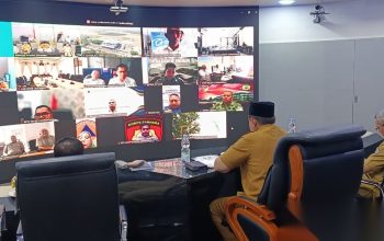 Gusnar Ismail Pimpin Rapat Koordinasi Antisipasi Dampak Asap bagi Transportasi dan Kualitas Udara Gorontalo