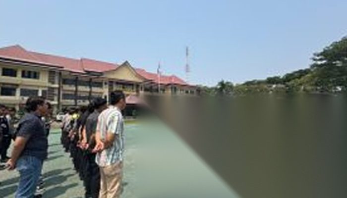 Polda Gorontalo Gelar Apel Kesiapan Pengamanan Aksi AMKG, Utamakan Layanan Humanis