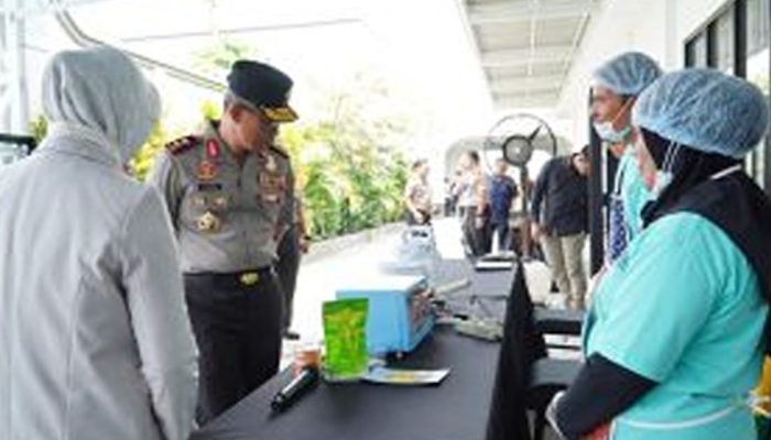 Kapolda Gorontalo Tinjau Personel dan Menu Hidangan untuk Pengamanan yang Lancar