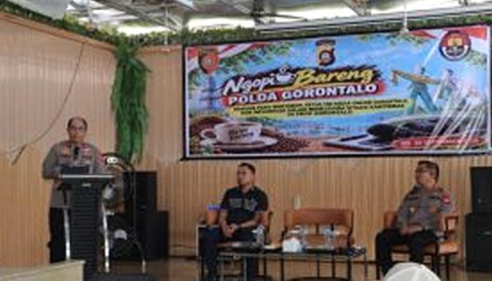 Ngopi Bareng Wartawan dan Influencer, Wakapolda Gorontalo Perkuat Sinergi Kamtibmas