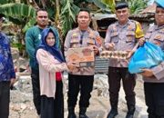 AKP Ferdy Yasin Salurkan Bantuan Sembako untuk Warga Kurang Mampu di Telaga
